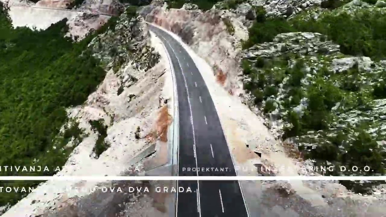 Novi magistralni put Cetinje - Čevo.