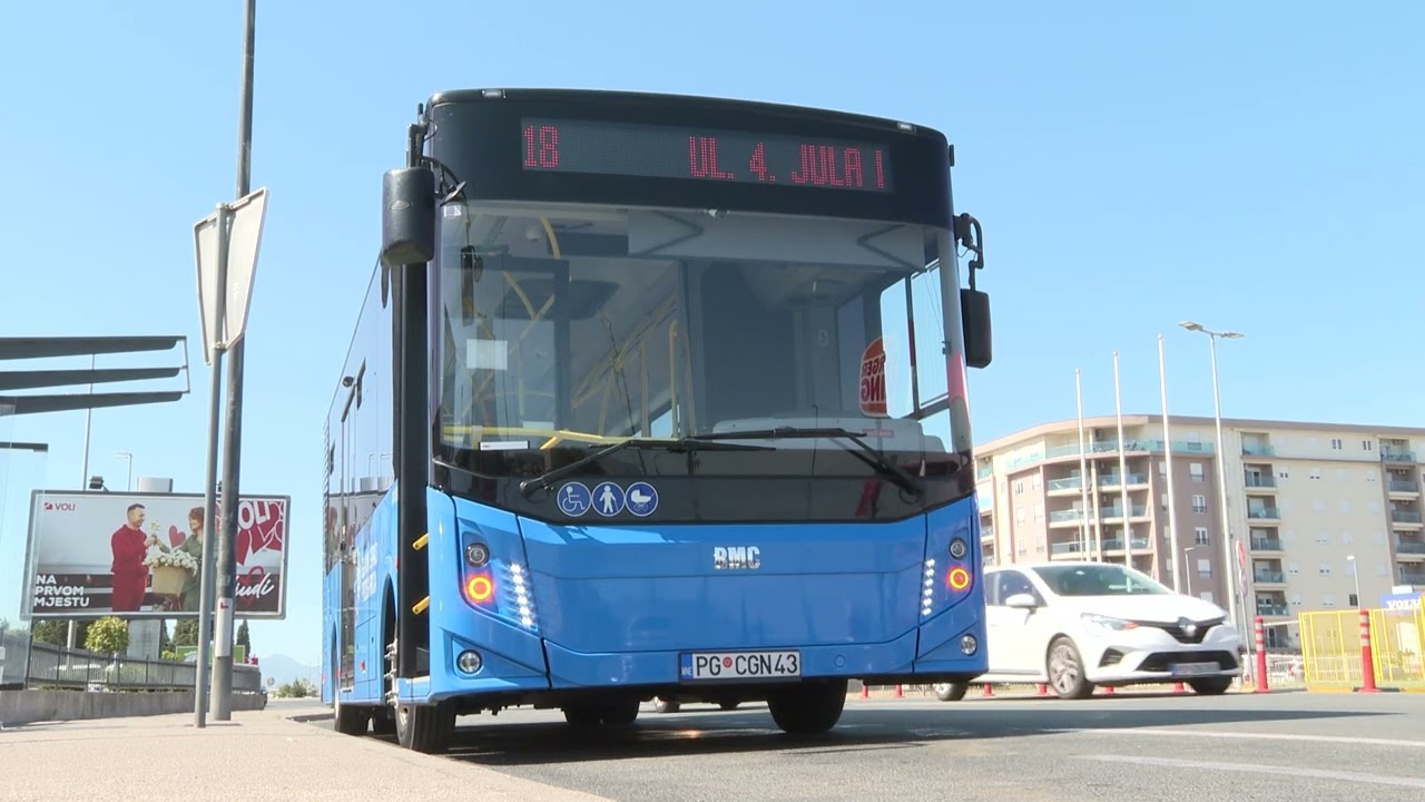 Od 15. jula počinje ljetni red vožnje, manje autobusa na ulicama Podgorice