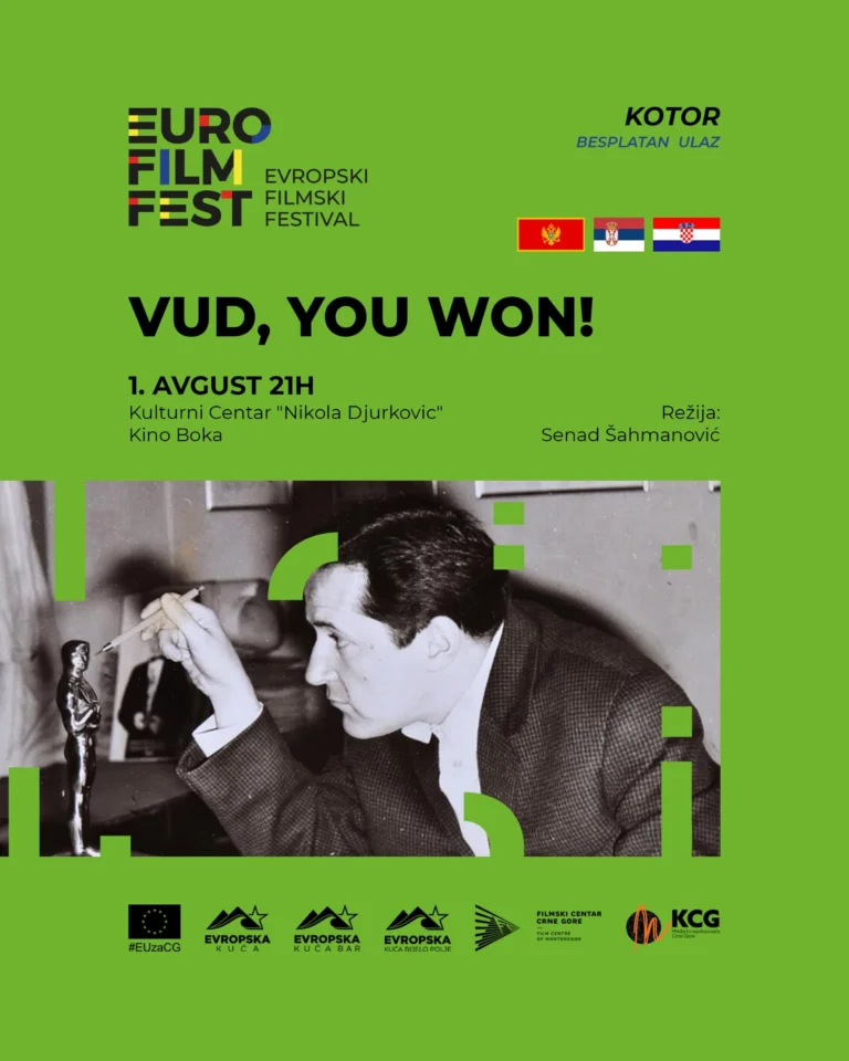 Evropski filmski festival stiže u Kotor, projekcija filma „Vude, ti si pobijedio“
