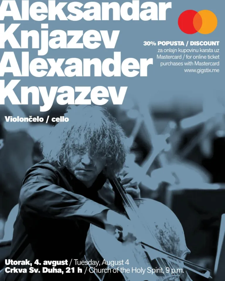 Bahova bezvremena muzika u interpretaciji Aleksandra Knjazeva na KotorArtu