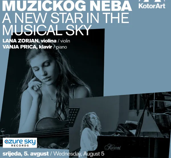 KotorArt predstavlja novu zvijezdu muzičkog neba, violinistkinju Lanu Zorjan